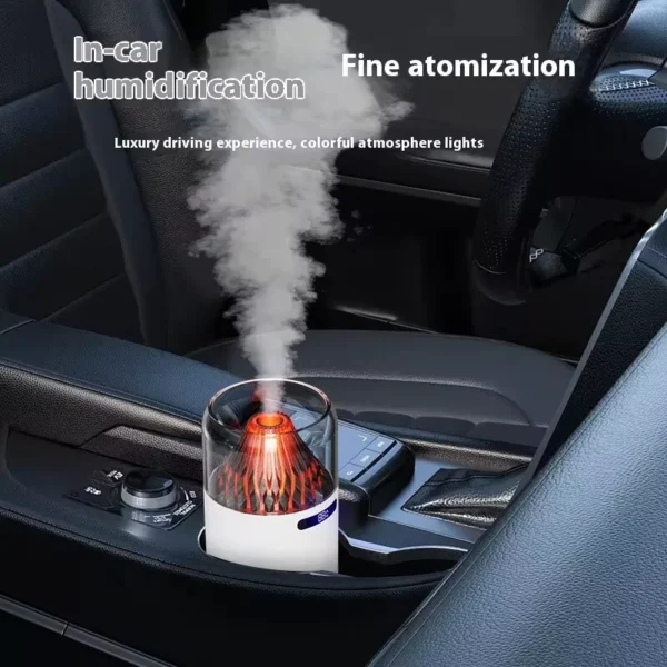 WIRELESS Portable AIR HUMIDIFIER - Car or Home Air Freshener Aromatherapy 200ML - Image 3