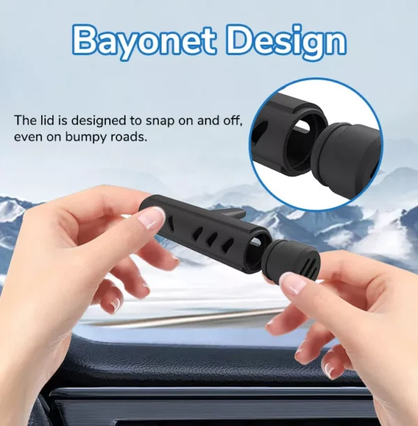 Car Air Freshener Diffuser - Air Vent Clip - Super Strong Scent Throw - Image 3