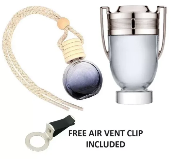INVICTUS Inspired Car Air Freshener Oil Diffuser 10ML + Free Air Vent Holder