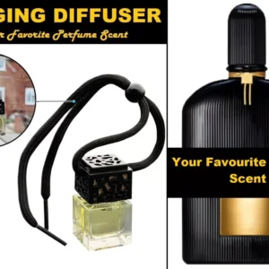 BLACK ORCHID Car Air Freshener - Oil Diffuser - Luxury Inspired Car Perfume