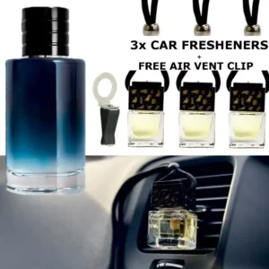 SAUVAGE Fragrance  SET of x3 BOTTLES  Car Air Freshener Oil Diffuser Perfume