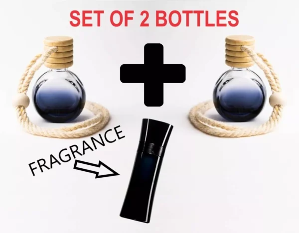CODE SET of 2 - Car Air Freshener Oil Diffuser Inspired 10ML Bottle