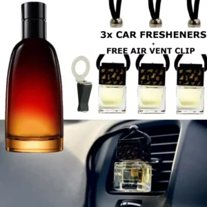 FAHRENHEIT Fragrance  SET of x3 BOTTLES  Car Air Freshener Oil Diffuser Perfum