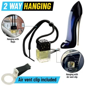 GOOD GIRL Car Diffuser Air Freshener - Air Vent Clip Included - 2 way hanging