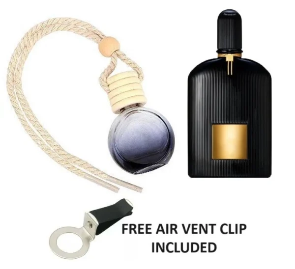 DARK ORCHID Car Air Freshener Oil Diffuser 10ML + Free Air Vent Holder