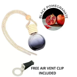 BLACK POMEGRANATE Car Air Freshener Oil Diffuser 10ML + Free Air Vent Holder