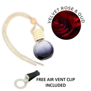VELVET ROSE & OUD Car Air Freshener Oil Diffuser 10ML + Free Air Vent Holder