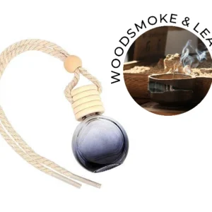 WOODSMOKE & LEATHER / Inspired Car Air Freshener / Perfume Oil Diffuser - 10ML