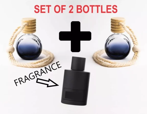 OMBRE LEATHER SET of 2 - Car Air Freshener Oil Diffuser Inspired 10ML Bottle