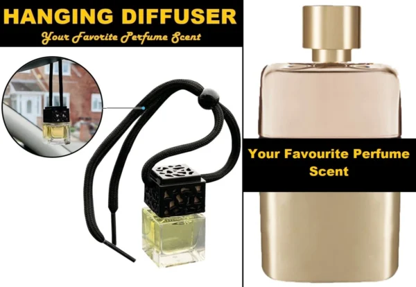 GULTI Car Air Freshener - Oil Diffuser - Luxury Inspired Car Perfume