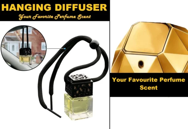 WOMEN'S MILLIONAIRE Car Air Freshener  Oil Diffuser  Luxury Inspired Car Perfume