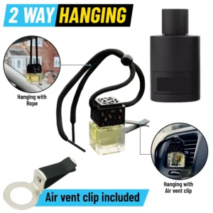 LEATHERED OMBRE Car Diffuser Air Freshener - Air Vent Clip Included