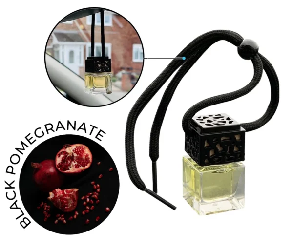 BLACK POMEGRANATE Car Air Freshener - Oil Diffuser - Luxury Car Perfume
