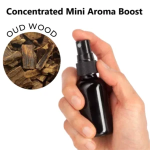 OUD WOOD - Car Home Fabric Air Freshener Spray - Concentrated Mini Aroma Boost