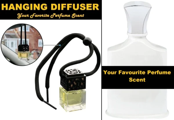 KRID SILVER Car Air Freshener - Oil Diffuser - Luxury Inspired Car Perfume