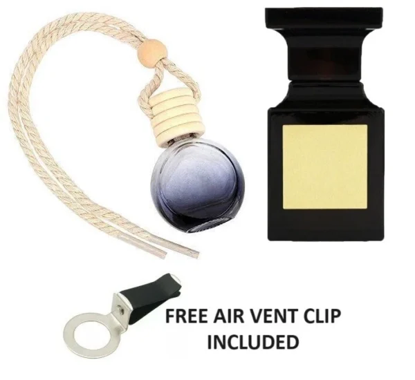 ITALIAN LEATHER Car Air Freshener Oil Diffuser 10ML + Free Air Vent Holder