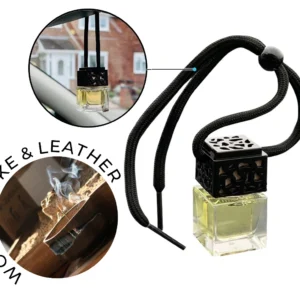 WOODSMOKE & LEATHER Car Air Freshener - Oil Diffuser - Luxury Car Perfume