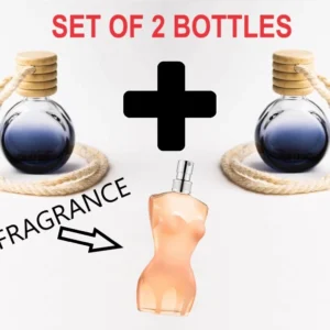 CLASSIC SET of 2 - Car Air Freshener Oil Diffuser Inspired 10ML Bottle