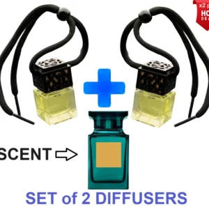 NEROLI Fragrance - SET of 2 BOTTLES - Car Air Freshener Inspired Oil Diffuser