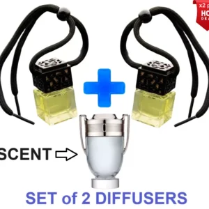INVICTUS - SET of 2 BOTTLES - Car Air Freshener Inspired Oil Diffuser