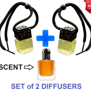 STRONGER WITH YOU - SET of 2 BOTTLES - Car Air Freshener Inspired Oil Diffuser