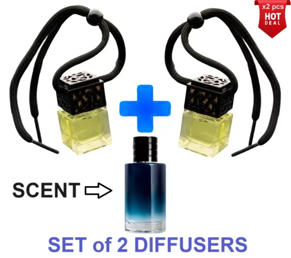 SAVAGE - SET of 2 BOTTLES - Car Air Freshener Inspired Oil Diffuser