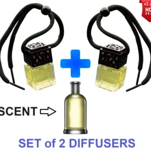 BOTTLED Fragrance - SET of 2 BOTTLES - Car Air Freshener Inspired Oil Diffuser