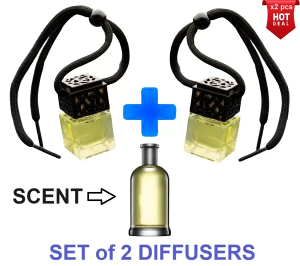 BOTTLED Fragrance - SET of 2 BOTTLES - Car Air Freshener Inspired Oil Diffuser