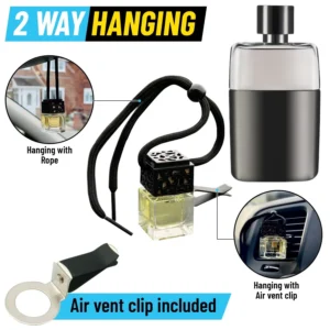 HI'S GUILTY Car Diffuser Air Freshener - Air Vent Clip Included - 2 way hanging