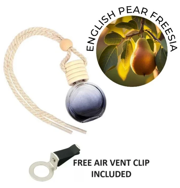 ENGLISH PEAR Inspired Car Air Freshener Oil Diffuser 10ML+ Free Air Vent Holder