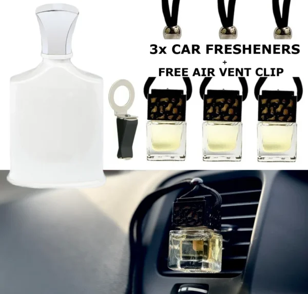 SILVER MOUNTAIN Fragrance  SET of x3 BOTTLES  Car Air Freshener Oil Diffuser