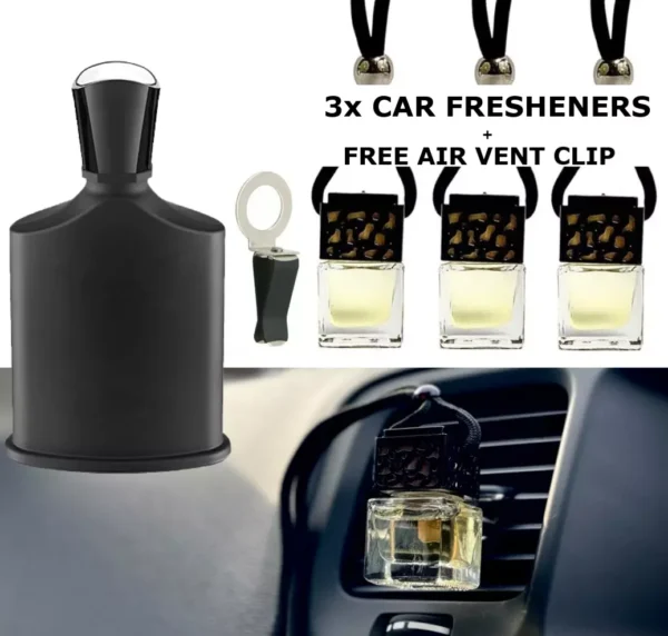GREEN IRISH TWEED Fragrance  SET of x3 BOTTLES  Car Air Freshener Oil Diffuser