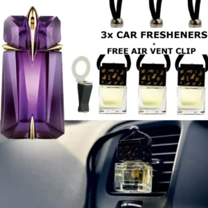 ALIEN Fragrance  SET of x3 BOTTLES  Car Air Freshener Oil Diffuser + VENT CLIP