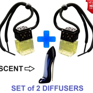GOOD GIRL - SET of 2 BOTTLES - Car Air Freshener Inspired Oil Diffuser
