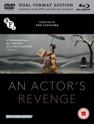 An Actor's Revenge DVD (2018) Kazuo Hasgawa, Ichikawa (DIR) cert 15 2 discs Blu-ray Brand New