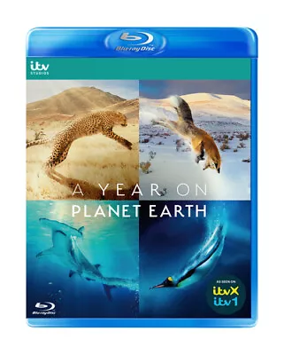 A Year On Planet Earth Blu-ray (2023) Martha Holmes cert E 2 discs Brand New