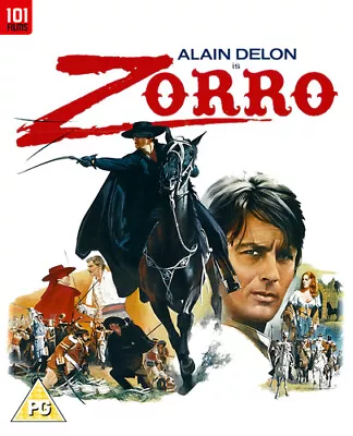 Zorro DVD (2017) Alain Delon, Tessari (DIR) cert PG 2 discs Blu-ray Brand New