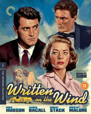 Written On the Wind - The Criterion Collection Blu-ray (2022) Rock Hudson, Sirk Brand New