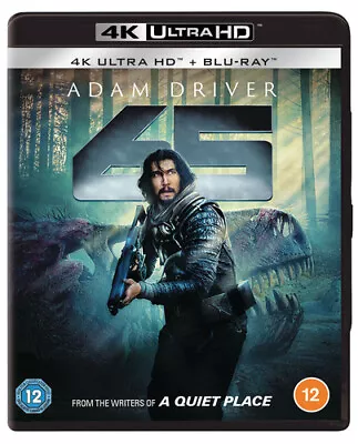 65 Blu-ray (2023) Adam Driver, Beck (DIR) cert 12 2 discs Brand New