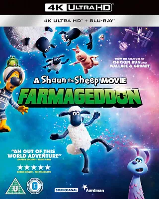 A Shaun the Sheep Movie - Farmageddon Blu-ray (2020) Will Becher cert U 2 discs Brand New