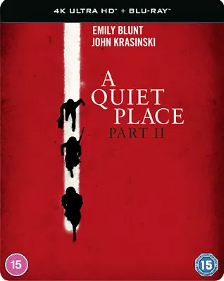 A Quiet Place: Part II Blu-ray (2021) Emily Blunt, Krasinski (DIR) cert 15 2 Brand New