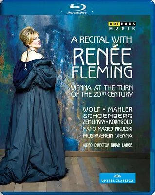 A Recital With Renée Fleming DVD (2014) Gustav Mahler cert E Brand New