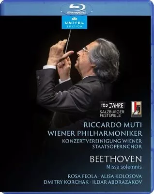 Wiener Philharmoniker: Missa Solemnis (Muti) Blu-ray (2022) Riccardo Muti cert Brand New