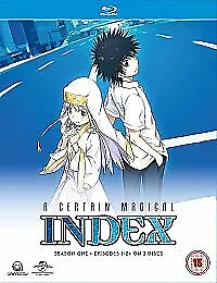 A Certain Magical Index: Season 1 Blu-Ray (2015) Hiroshi Nishikiori cert 15 3 Brand New