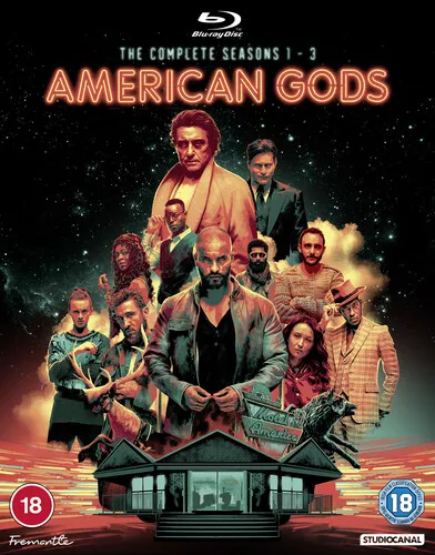 American Gods: The Complete Seasons 1-3 BLU-RAY (2021) Ricky Whittle cert 18 10 Brand New