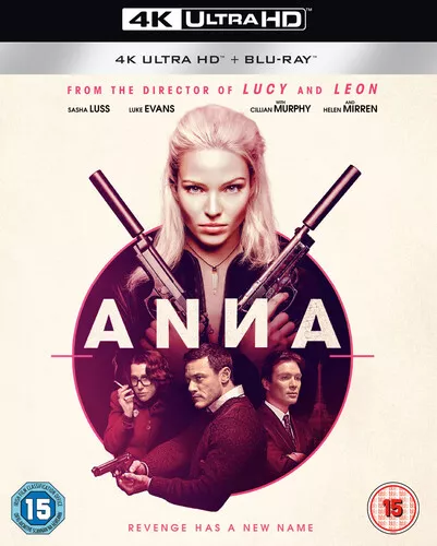 Anna BLU-RAY (2019) Sasha Luss, Besson (DIR) cert 15 2 discs Brand New