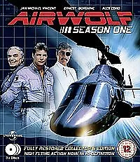 Airwolf: Series 1 Blu-Ray (2014) Jan-Michael Vincent cert 12 3 discs Brand New
