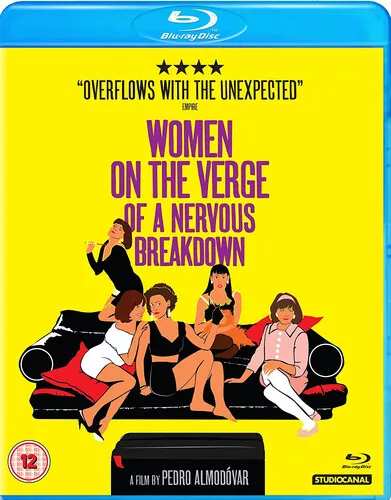 Women On the Verge of a Nervous Breakdown Blu-Ray (2017) Carmen Maura, Brand New
