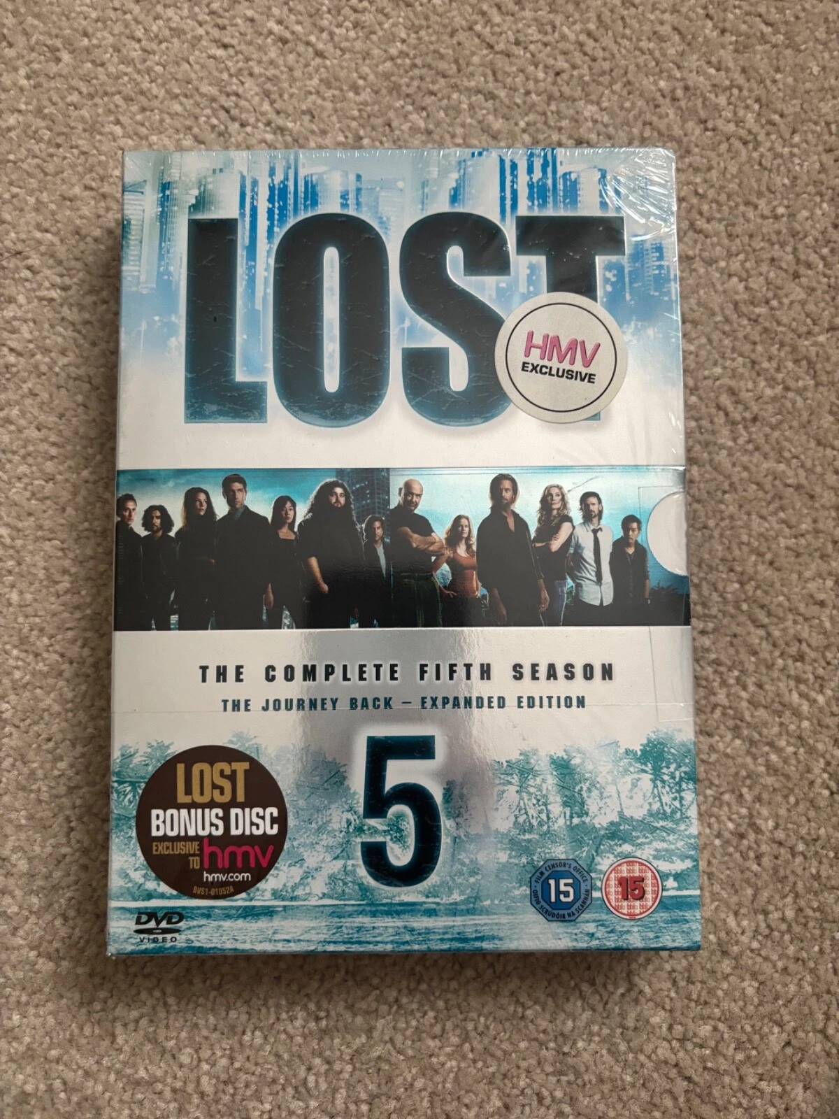 Lost - Series 5 - Complete (Box Set) (DVD, 2009) Region 2 (Brand New)