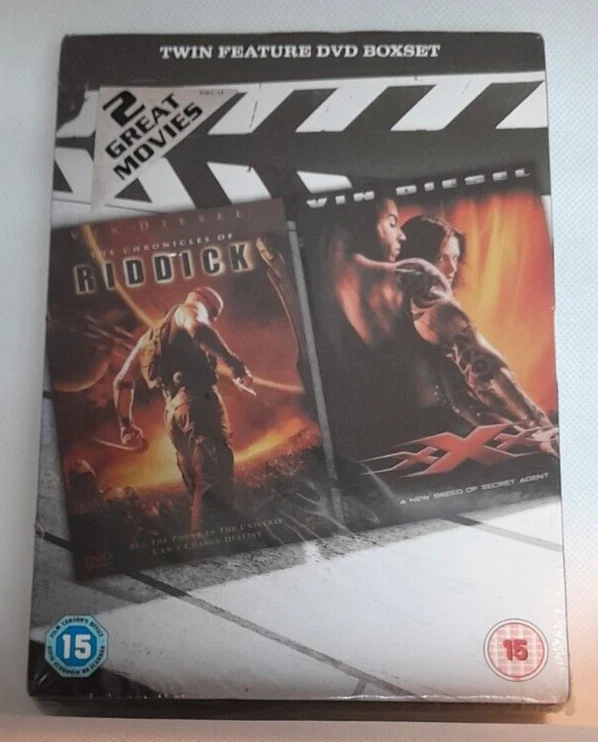 - Vin Diesel DVD Box Set [The Chronicles of Riddick And; XXX] Region 2 (Brand New)